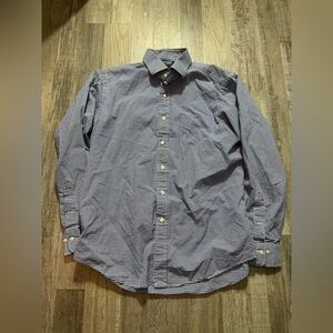 Polo Ralph Lauren Regent Custom Fit Button-Up Shirt, Blue Checkered, 100% Cotton